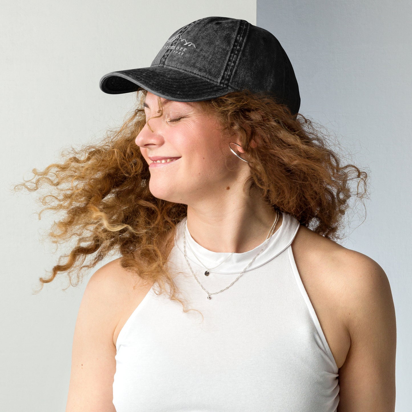 Embroidered Evermore Coffee Vintage Hat