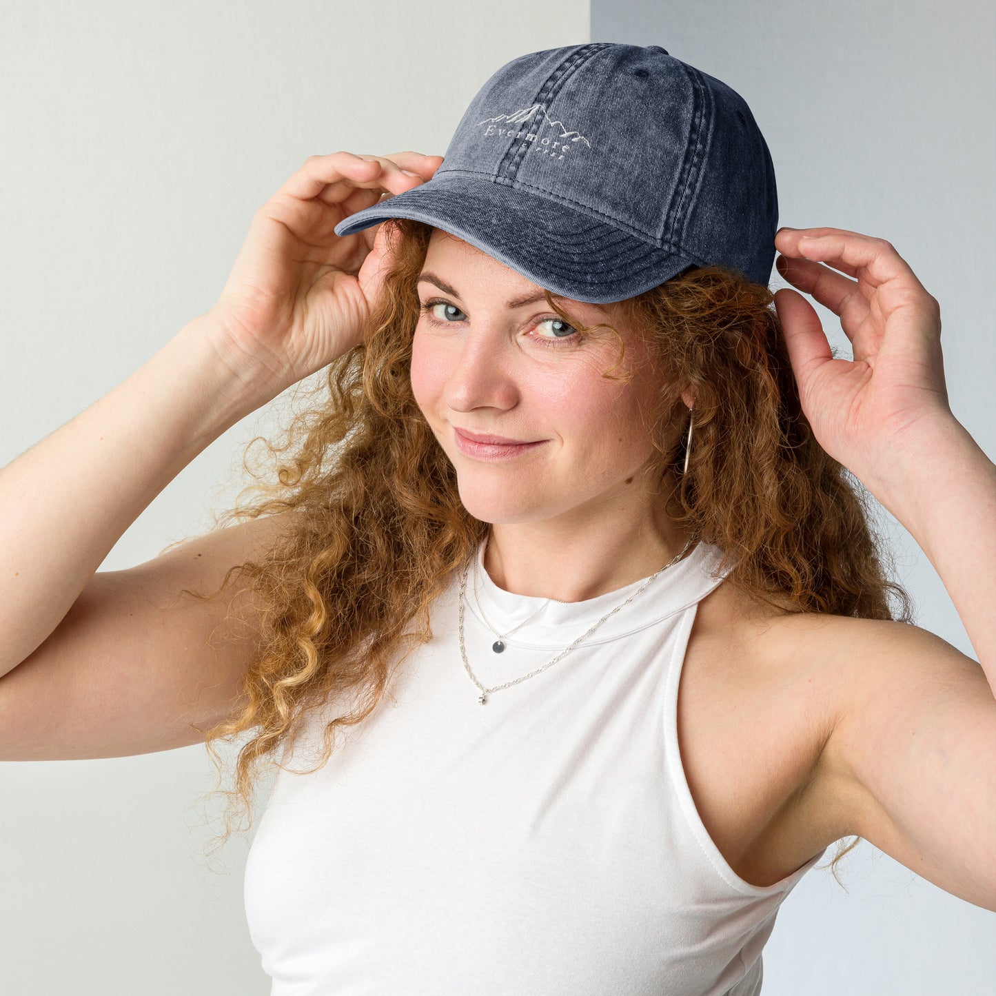 Embroidered Evermore Coffee Vintage Hat