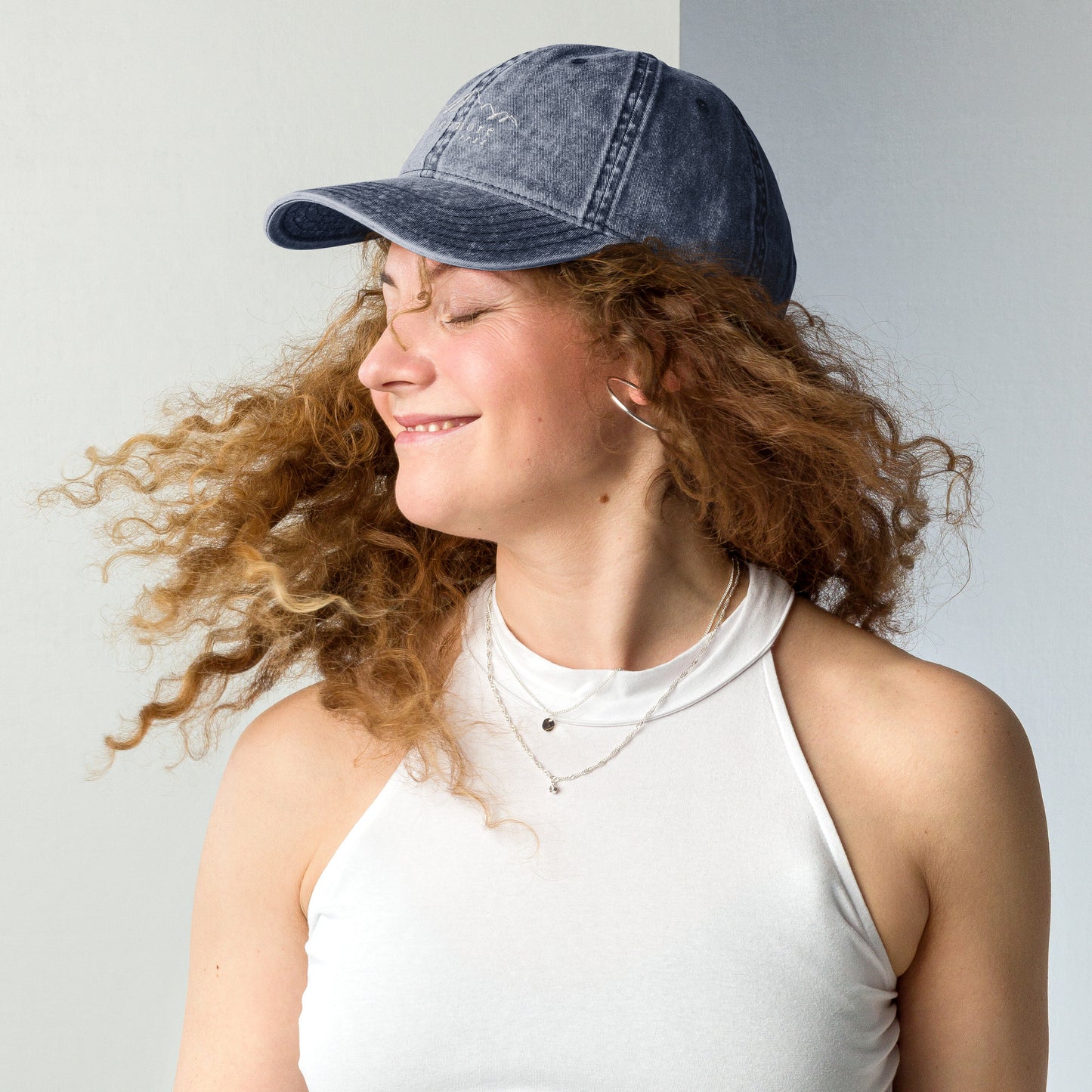 Embroidered Evermore Coffee Vintage Hat